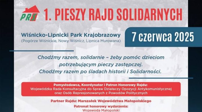 Jeszcze tylko kilka dni na zapisy! W sobotę rusza 1. Pieszy Rajd Solidarnych