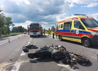 Dębno. Wypadek na DK94 – dwie osoby ranne