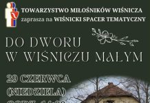 Wiśnicki spacer tematyczny „Do dworu w Wiśniczu Małym” już w niedzielę