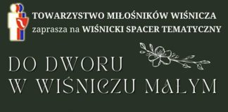 Wiśnicki spacer tematyczny „Do dworu w Wiśniczu Małym” już w niedzielę