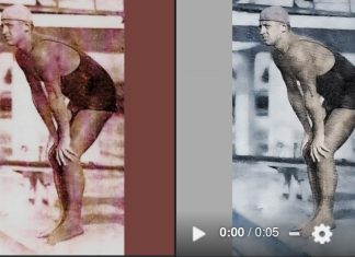 Kreatywne ujęcie historii. Jan Kot „ożył” na Facebooku bocheńskiej pływalni