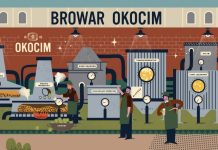 Nowy mural w Browarze Okocim. Sztuka warzenia i ilustracji w jednym miejscu