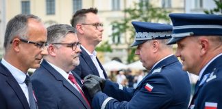 Starosta Bocheński Adam Korta odznaczony Brązowym Medalem za Zasługi dla Policji