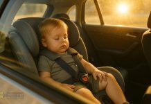 Brzesko. 1,5-roczne dziecko uwięzione w samochodzie – konieczna była interwencja służb ratunkowych