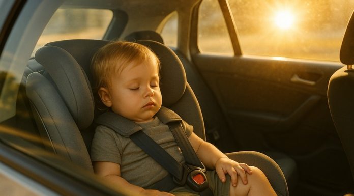 Brzesko. 1,5-roczne dziecko uwięzione w samochodzie – konieczna była interwencja służb ratunkowych