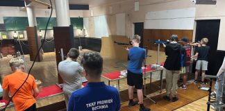 TKKF Promień Bochnia zorganizował zawody strzeleckie na rozpoczęcie lata