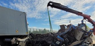 Zakończyły się utrudnienia na A4 koło Bochni po wypadku ciężarówek