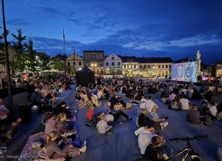 „Shrek” pod gwiazdami – plenerowe kino przyciągnęło wielu widzów na bocheński Rynek