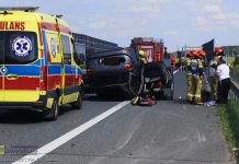 🔴 Wypadek na A4. Zderzenie osobówki z kamperem – autostrada w kierunku Rzeszowa zablokowana