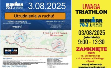 ⚠ UWAGA ‼ W niedzielę duże utrudnienia w ruchu drogowym w Bochni i na DK94