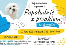 W niedzielę „Popołudnie z psiakiem” nad Rabą w Gdowie