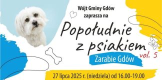 W niedzielę „Popołudnie z psiakiem” nad Rabą w Gdowie