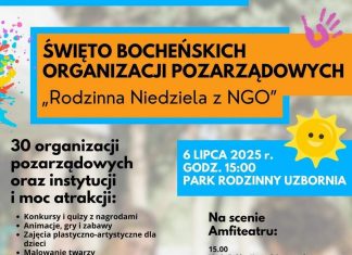 Park Uzbornia w Bochni. „Rodzinna Niedziela z NGO” – PROGRAM