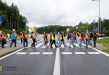 🔴 Brzesko. Rozpoczął się protest maszynistów. Kolejarze blokują łącznik A4 – WIDEO