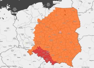 🟠 Rozszerzono pomarańczowy alert przed ulewami na kolejne powiaty
