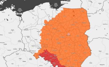 🟠 Rozszerzono pomarańczowy alert przed ulewami na kolejne powiaty