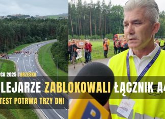 Blokowanie łącznika A4 w Brzesku także dziś i w środę – WIDEO