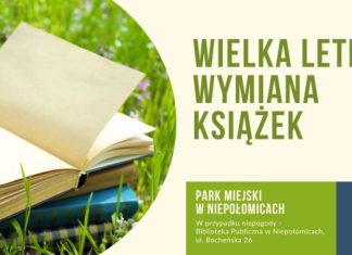 Wielka Letnia Wymiana Książek w Niepołomicach – już 3 sierpnia