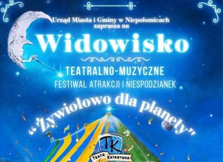 „Żywiołowo dla planety” – w środę widowisko teatralno-muzyczne w Niepołomicach