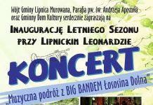 W niedzielę Koncert przy lipnickim Leonardzie z Big Bandem Łososina Dolna