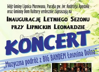 W niedzielę Koncert przy lipnickim Leonardzie z Big Bandem Łososina Dolna