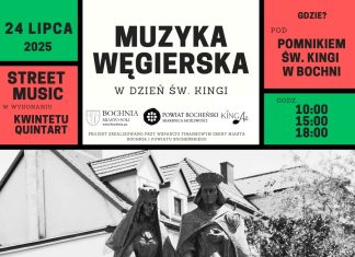 Muzyka węgierska na Dzień Świętej Kingi. W czwartek trzy koncerty w Bochni