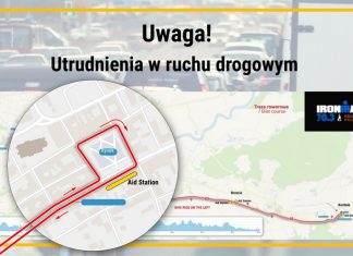 Uwaga! 3 sierpnia utrudnienia w ruchu w związku z zawodami IRONMAN