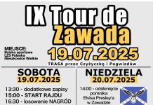 W weekend rajd rowerowy Tour de Zawada i odsłonięcie pomnika Elvisa Presleya