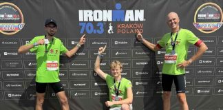 Ekipa Pływaka Bochnia WYGRAŁA sztafetę podczas zawodów IRONMAN! Na drugim miejscu Niepołomice
