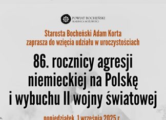 Bocheńskie obchody rocznicy wybuchu II wojny światowej – PROGRAM