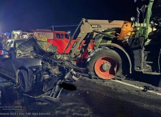 🔴 Tragiczny wypadek w Zabierzowie Bocheńskim – nie żyje mężczyzna, dziecko w szpitalu