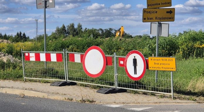 Bochnia. W poniedziałek zamknięcie ul. Krzyżanowickiej. Autobusy zmieniają trasy