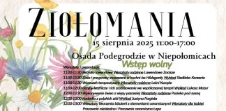 Ziołomania 2025 – święto natury, smaku i tradycji w Niepołomicach