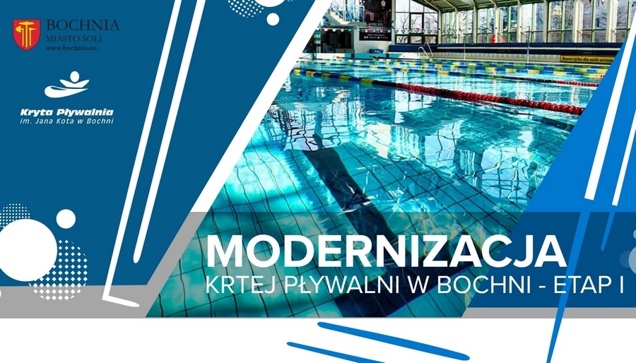 Modernizacja Krytej Pływalni w Bochni. Od 25 sierpnia częściowe zamknięcie obiektu