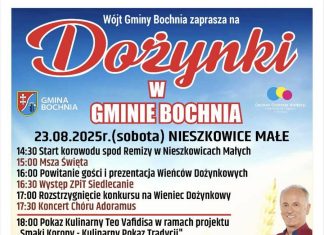 Gmina Bochnia. W sobotę dożynki w Nieszkowicach Małych – PROGRAM
