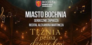 Bochnia. Alexander Martinez wystąpi w Tężni Solankowej