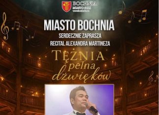 Bochnia. Alexander Martinez wystąpi w Tężni Solankowej
