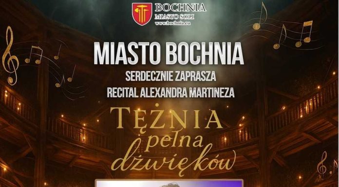 Bochnia. Alexander Martinez wystąpi w Tężni Solankowej