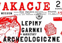 Muzeum w Bochni. „Lepimy garnki” – we wtorek warsztaty archeologiczne