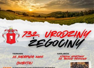 W sobotę 732. urodziny Żegociny. Gwiazdą zespół Pectus – PROGRAM