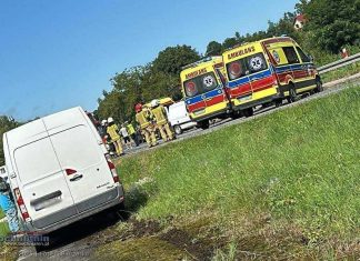 Wypadek w Jurkowie na DK75 – cztery osoby ranne