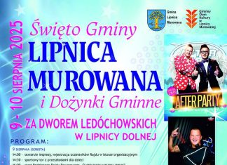 W weekend Święto Gminy Lipnica Murowana i Dożynki Gminne