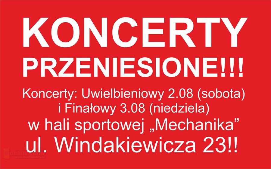Koncerty GospeLOVE Lato przeniesione do „Mechanika”