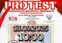 W sobotę protest w Bochni przeciwko masowej imigracji, edukacji zdrowotnej i unijnym regulacjom