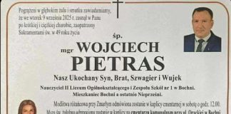 Zmarł Wojciech Pietras – nauczyciel ZS Nr 1 i II LO