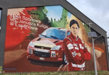W Łapanowie powstał mural upamiętniający Janusza Kuliga. Hala sportowa otrzyma jego imię