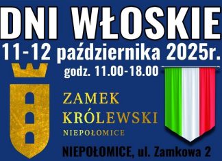 W ten weekend Włoskie Dni w Polsce na Zamku Królewskim w Niepołomicach