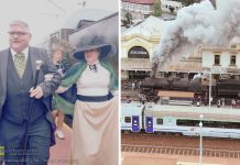 Zabytkowy parowóz wjechał na stację w Bochni! – ZDJĘCIA, WIDEO