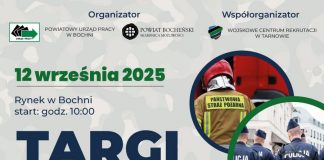 🔸 W piątek na Rynku: „Służba z pasją, praca z misją” – Targi Pracy Służb Mundurowych w Bochni