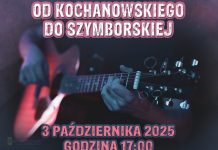Brzesko. Koncert „Od Kochanowskiego do Szymborskiej” – 3 października 2025